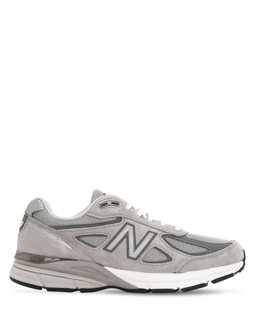 New Balance Gray 990 V4 Sneakers for men