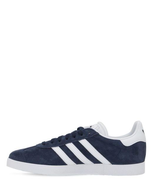 adidas Originals Suede Gazelle Sneakers in Navy (Blue) - Save 41 ...