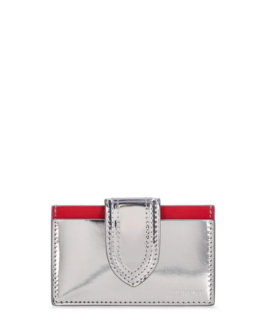 Jacquemus Le Bambino Laminated Card Holder in White Lyst UK