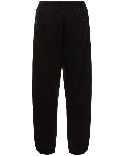 Pantalones de felpa de algodón Unknown de hombre de color Black