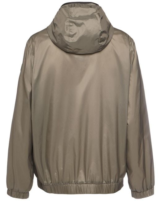 Moncler Algovia Nylon Rainwear Jacket in Brown für Herren