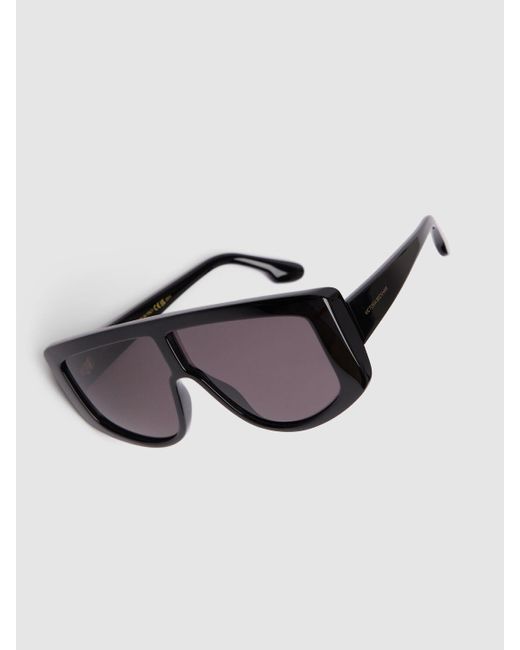 Victoria Beckham Gray Denim Acetate Sunglasses