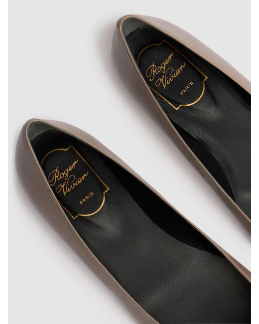 Donna Ballerine Trompette di Roger Vivier in Gray