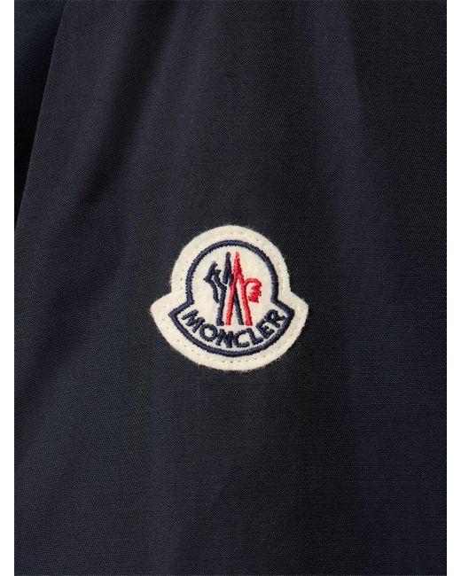 Moncler Blue Daunenjacke Aus Baumwollmischung "janze"