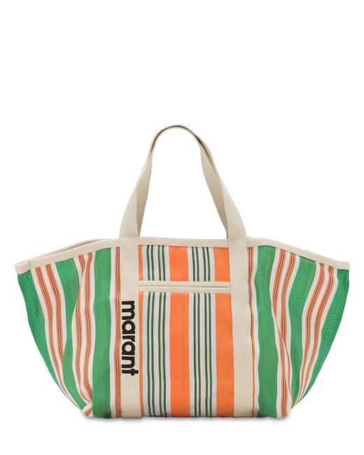 Isabel Marant Warden Nylon Tote Bag in Green Lyst