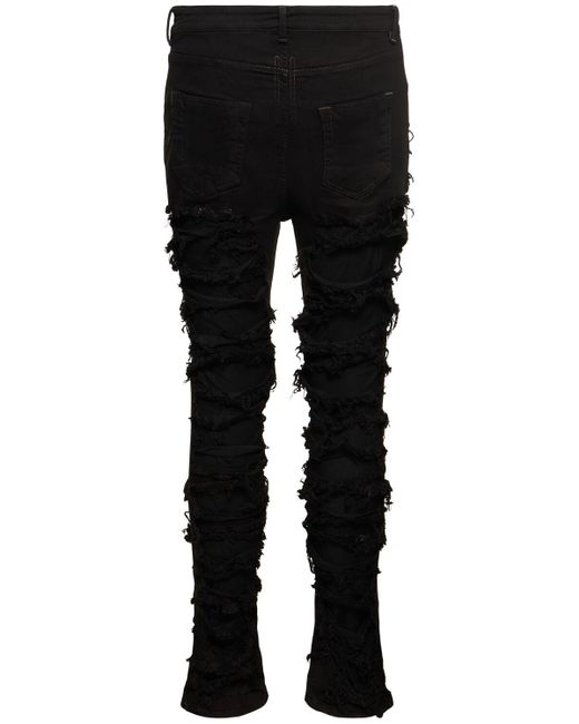 Jeans con aberturas Rick Owens de hombre de color Black