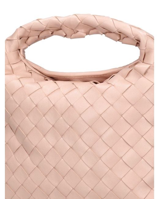 Borsa mini hop in pelle di Bottega Veneta in Pink