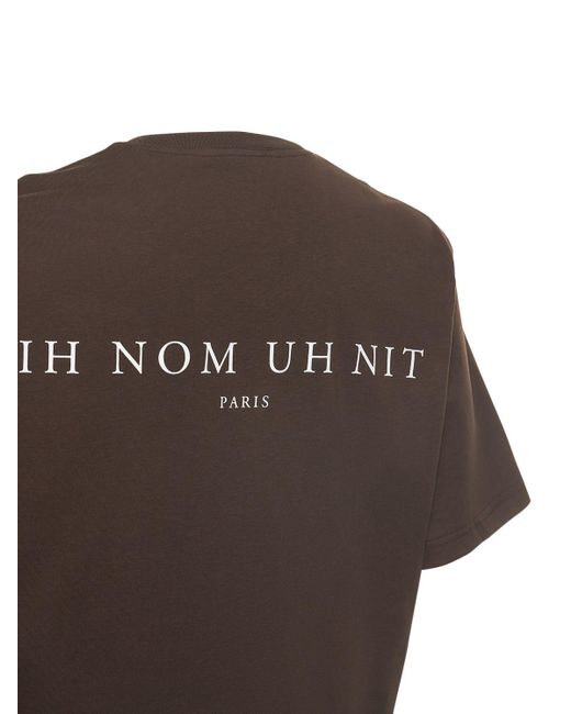 Ih Nom Uh Nit Brown Future Mask Printed T-shirt for men