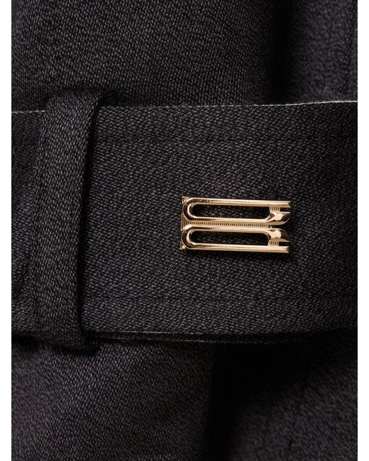Femme Trench-Coat En Laine Victoria Beckham en coloris Black