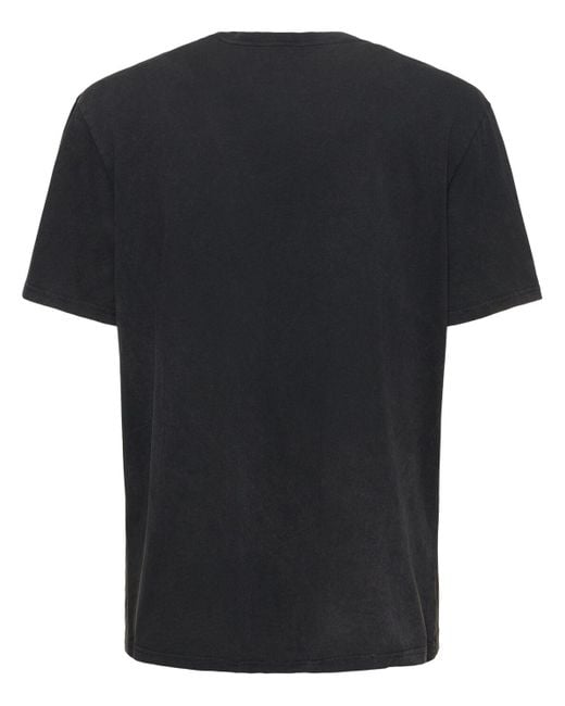 Camiseta de algodón jersey Isabel Marant de hombre de color Black