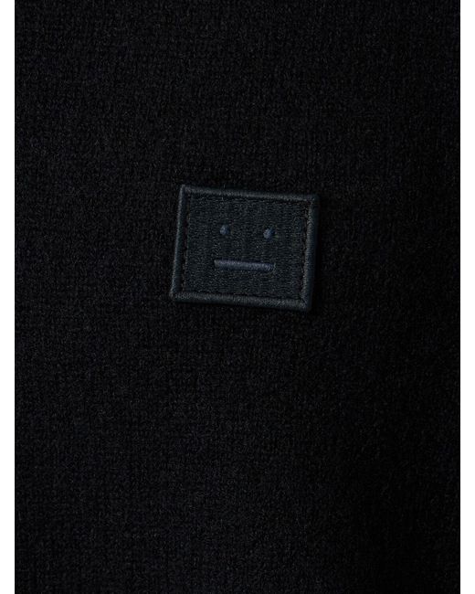 Pull-over en maille de laine kalon Acne pour homme en coloris Black