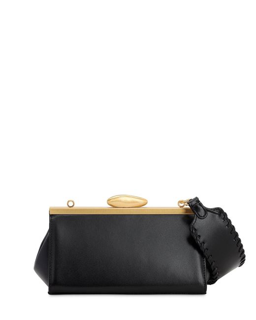 Reike Nen Black Pebble Mini Leather Shoulder Bag