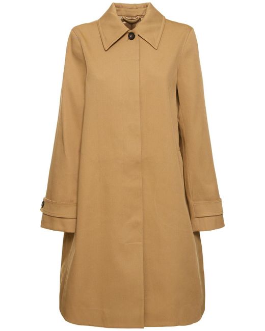 Totême  Natural Trenchcoat Aus Baumwolle In A-linie