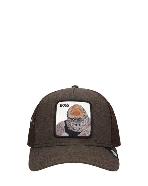 Goorin Bros Black Boss Energy Trucker Hat for men