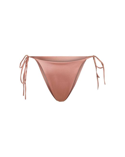 Bas de bikini en lycra Magda Butrym en coloris Pink