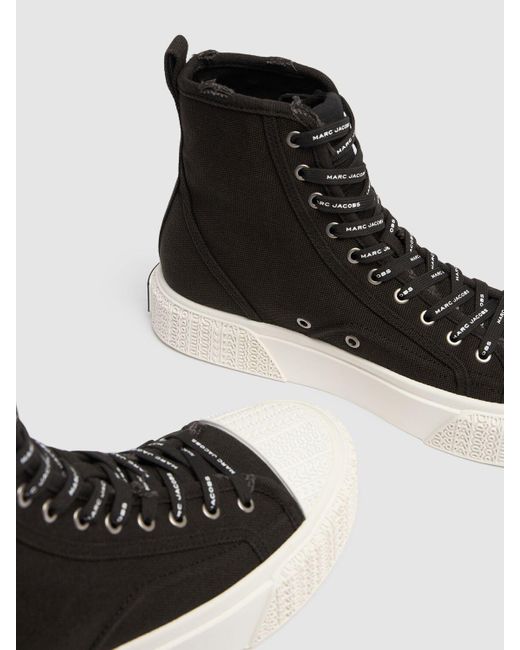 Marc Jacobs Black Canvas-sneakers "the High Top"