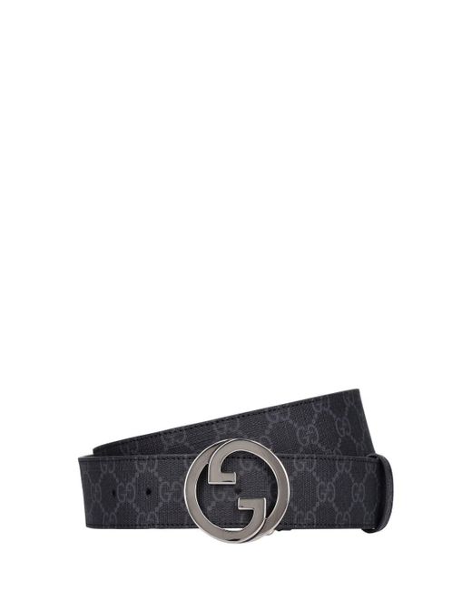 Gucci 4cm Logo Belt in White for Men | Lyst
