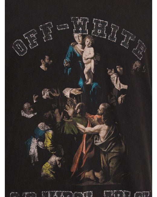 T-shirt en coton mary skate Off-White c/o Virgil Abloh pour homme en coloris Black