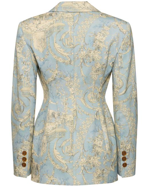 Veste en jacquard à boutonnage simple lauren Vivienne Westwood en coloris Blue