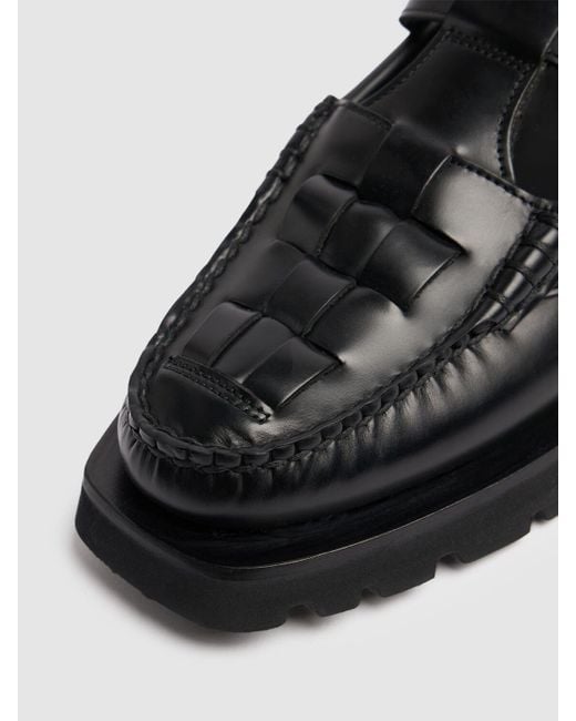 Hereu Soller Sport レザーローファー 25mm Black