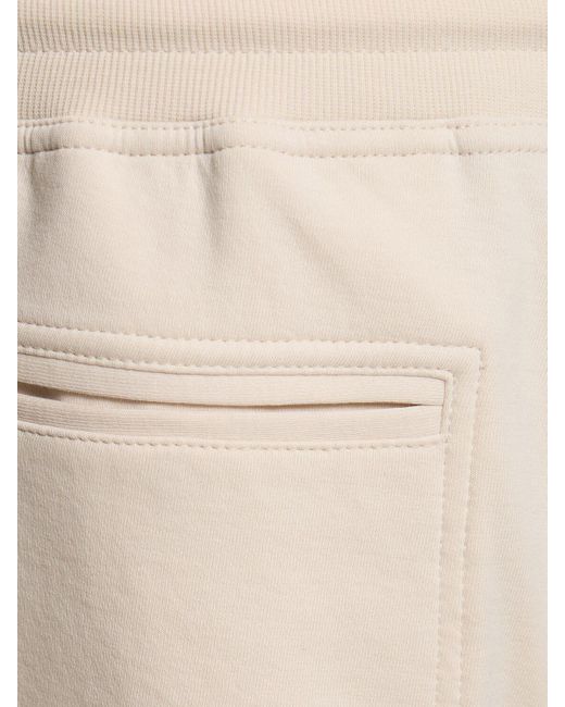 Brunello Cucinelli Natural Cotton Blend Sweatpants for men