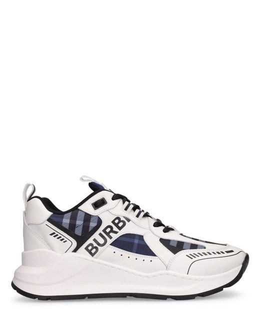 Sneskers "Low Top Sean" di Burberry in White da Uomo