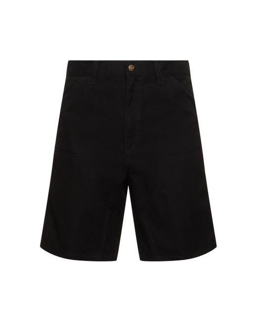 Carhartt Black Double Knee Shorts for men