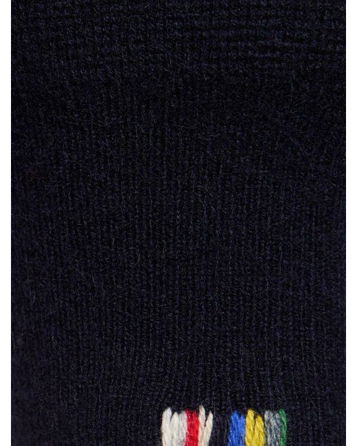 Suéter de cashmere con cuello en v Extreme Cashmere de color Blue