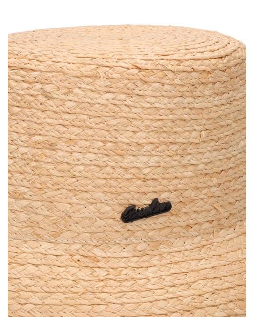 Sombrero de rafia Borsalino de color Natural