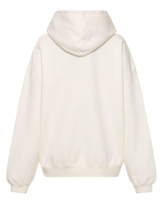 Anine Bing White Sweatshirt Aus Baumwolle Mit Logo "harvey"
