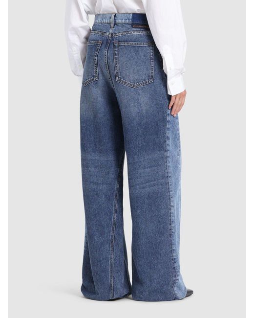 Stella McCartney Blue Damen Weite Jeans