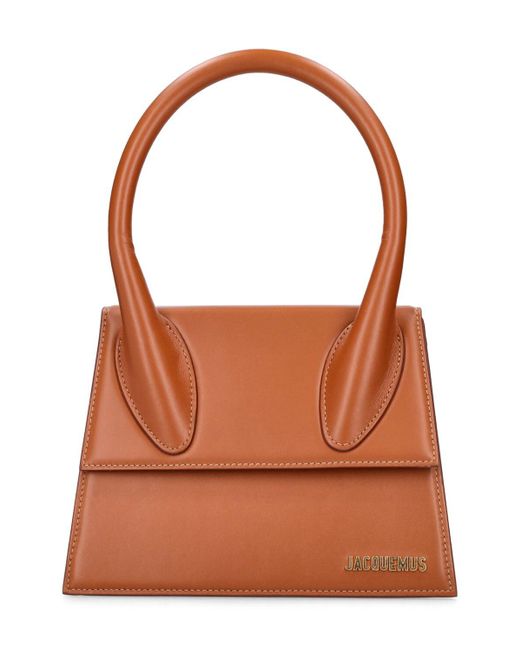 jacquemus le grand chiquito leather top handle bag
