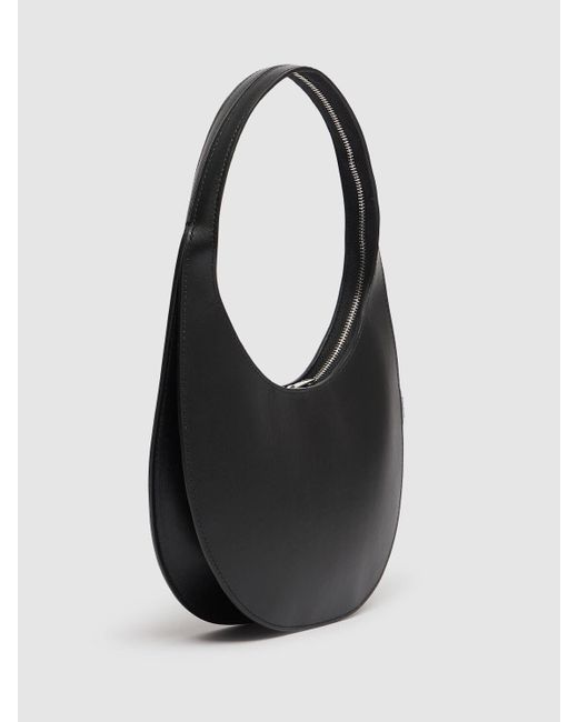 Femme Mini Sac Double Swipe En Suède Avec Soufflet Unique Coperni en coloris Black