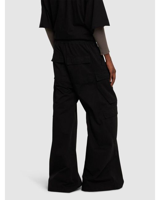 Rick Owens Cargohose Aus Baumwolle "jumbo Belas" in Black für Herren