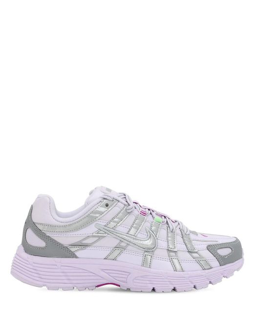Nike Leather P-6000 Gel Pack Sneakers in Light Pink (Pink) - Lyst