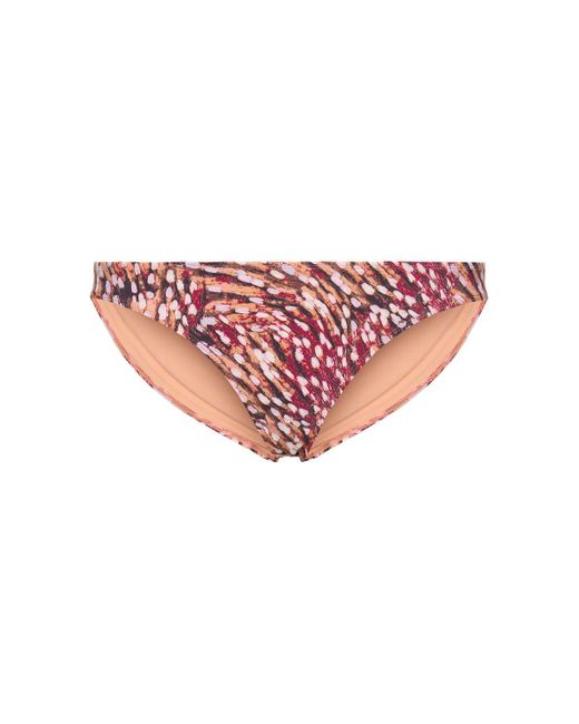 Braguitas de bikini con estampado Isabel Marant de color Pink