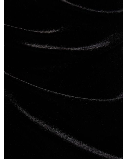 16Arlington Solaria ベルベットドレス Black