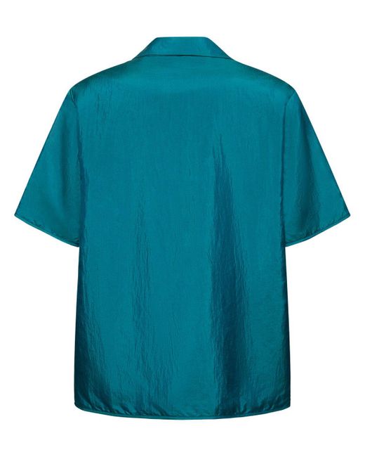 Chemise en toile de soie et nylon shirt 36 Jil Sander pour homme en coloris Blue