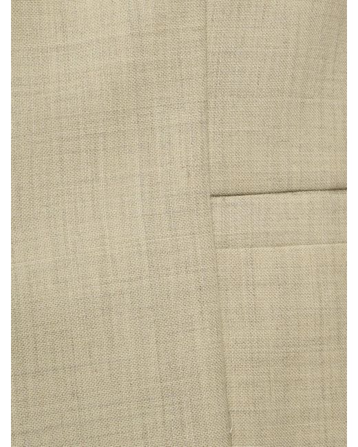 Jacquemus Wollblazer "la Veste Canevas" in Natural für Herren