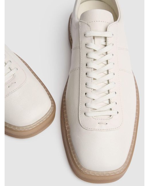 Lemaire Schnürschuhe "linoleum" in White für Herren
