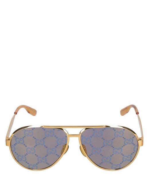 Gg1513s metal sunglasses di Gucci in Multicolor da Uomo