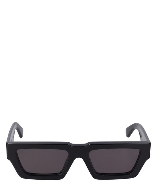 Off-White c/o Virgil Abloh Black Manchester Acetate Sunglasses