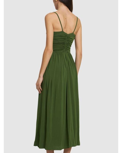 Weekend by Maxmara Green Midikleid Aus Jerseykrepp "ghia"