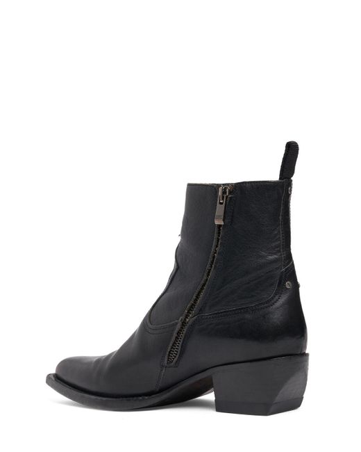 Golden Goose Deluxe Brand Black 45Mm Debbie Leather Ankle Boots