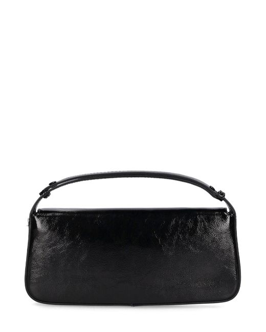 Courreges Black Sleek Naplack Leather Bag