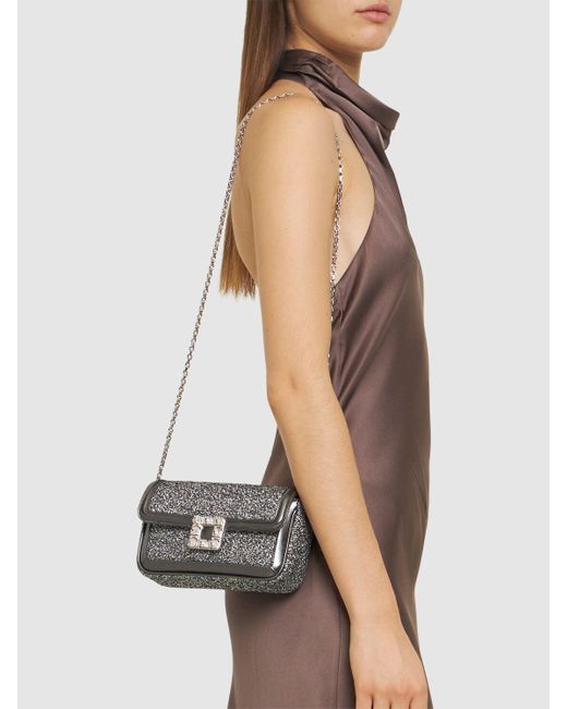 Roger Vivier Gray Schultertasche "viv Jeu De Fille"