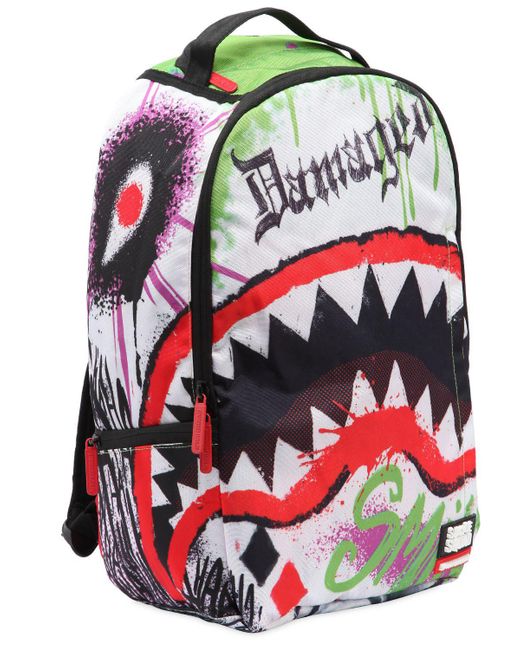 Sprayground Multicolor Dc Comics Joker Shark Backpack