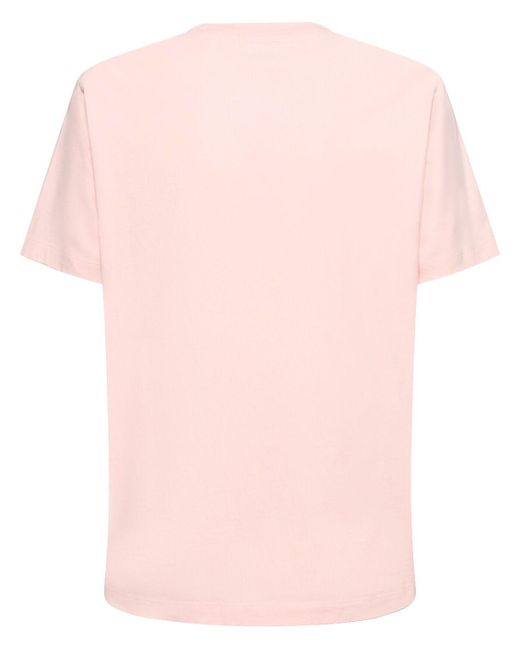 T-shirt loose fit kenzo x verdy in cotone di KENZO in Pink