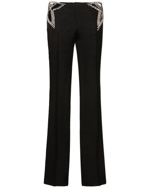 Stella McCartney Wool Wide Leg Pants Trousers Ladies Size I 38 UK 6 US 2 XS  | eBay