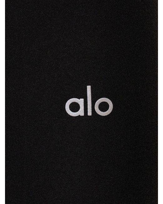 Alo Yoga Black Alosoft Highlight High Rise 7/8 leggings